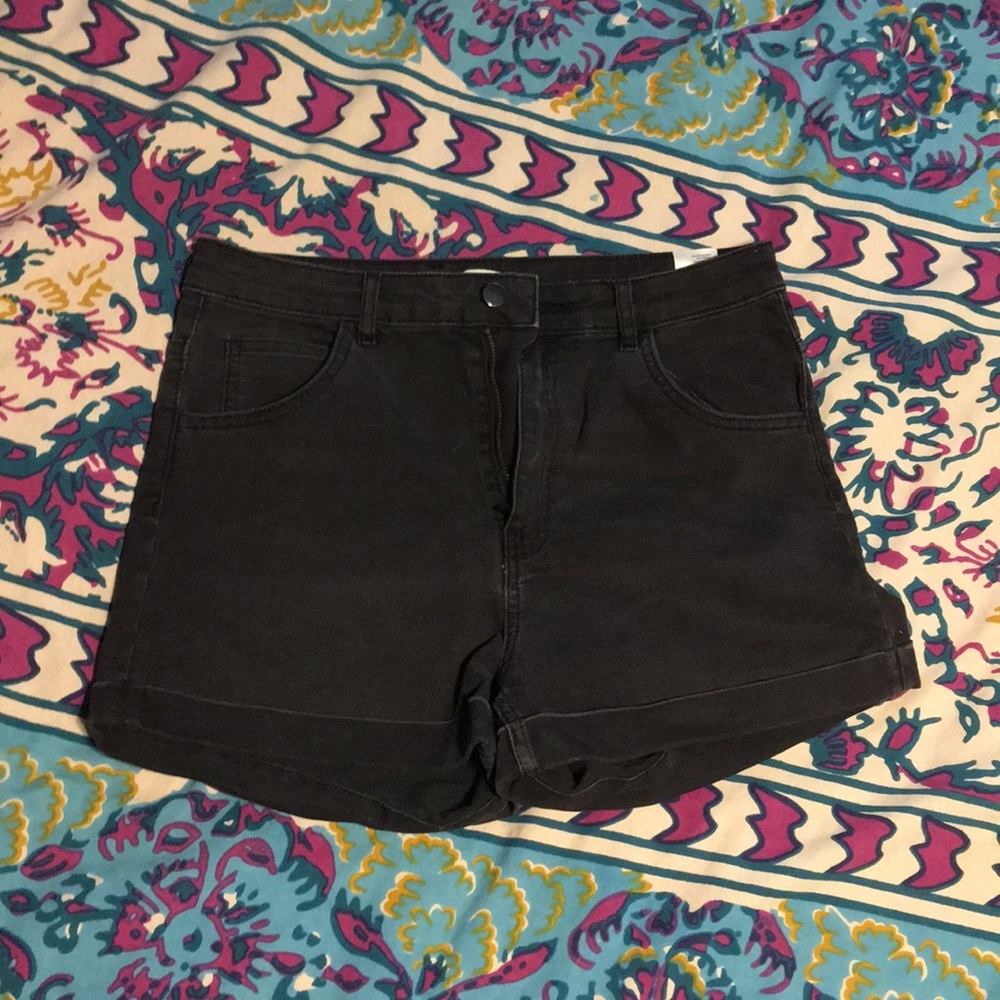 High wasted jean shorts
